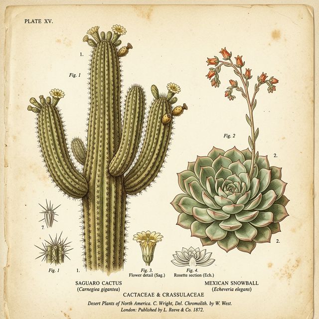 Ilustración Suculentas